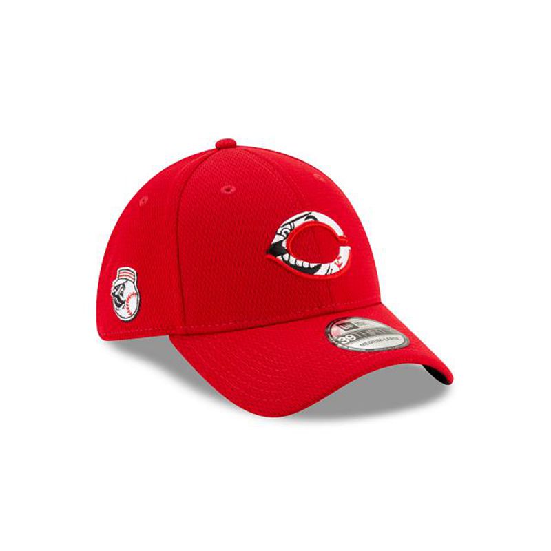 MLB Cincinnati Reds 2021 Spring Training 39Thirty Stretch Fit (JMO9742) - Red New Era Caps